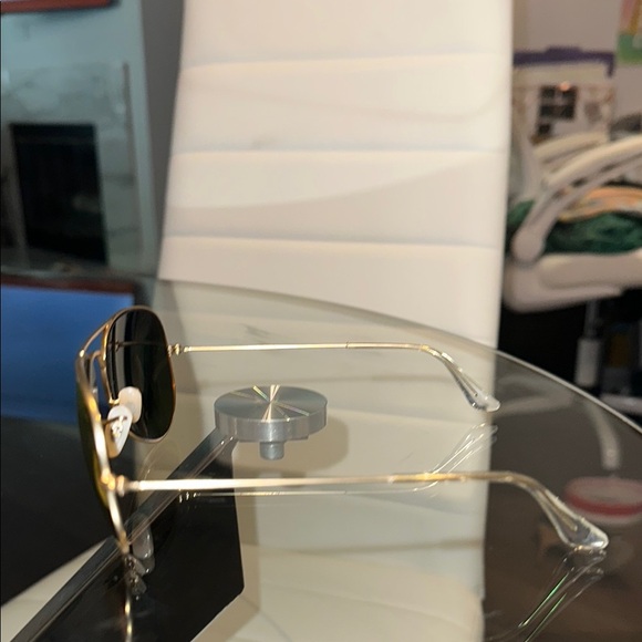 Ray-Ban FLASH Aviator RED Sunglasses with Case BEAUTIFUL - Picture 3 of 5